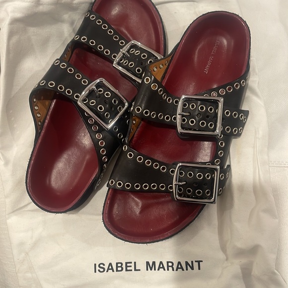 Isabel Marant Lennyo buckle sandals size 36 gently worn includes dust bag - Picture 5 of 5
